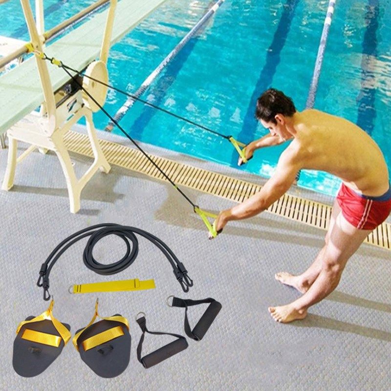 专用训练器岸上臂力器 划水手蹼 模拟自由泳力量提升拉力绳 陆地游泳