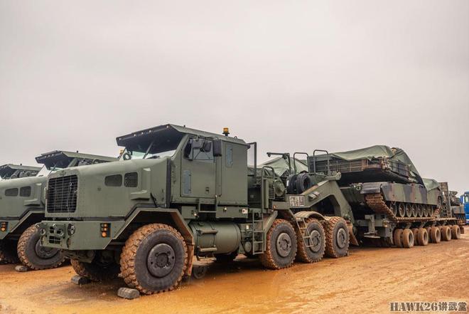 中国台湾地区M1A2T主战坦克装载作业训练 美军标准配置值得关注(图6)